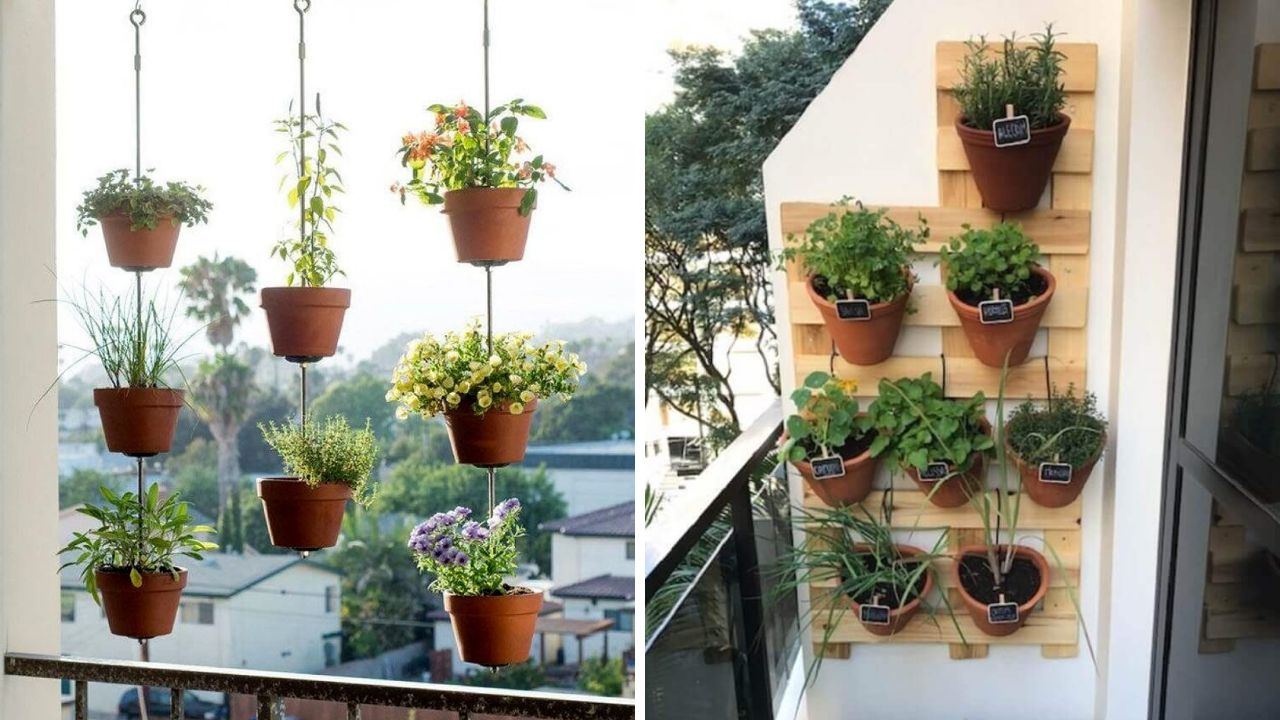 horta vertical ideias para apartamento