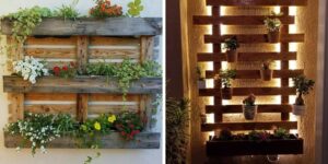 Como fazer jardim vertical de pallet